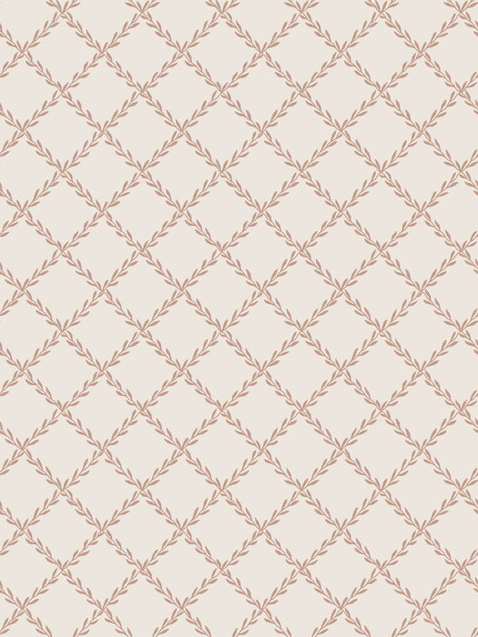 Scalamandre Trellis Terracotta Wallpaper WSBTRELLIS0305