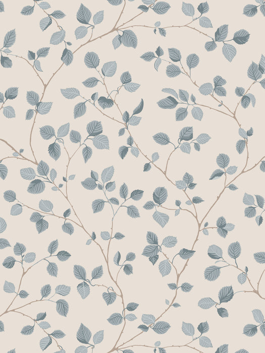 Scalamandre Bokskog Misty Blue Wallpaper WSBBOKSKOG0323