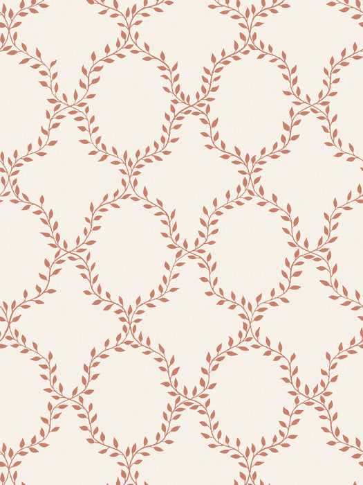 Scalamandre Wilma Red Wallpaper Sample WSB05030388