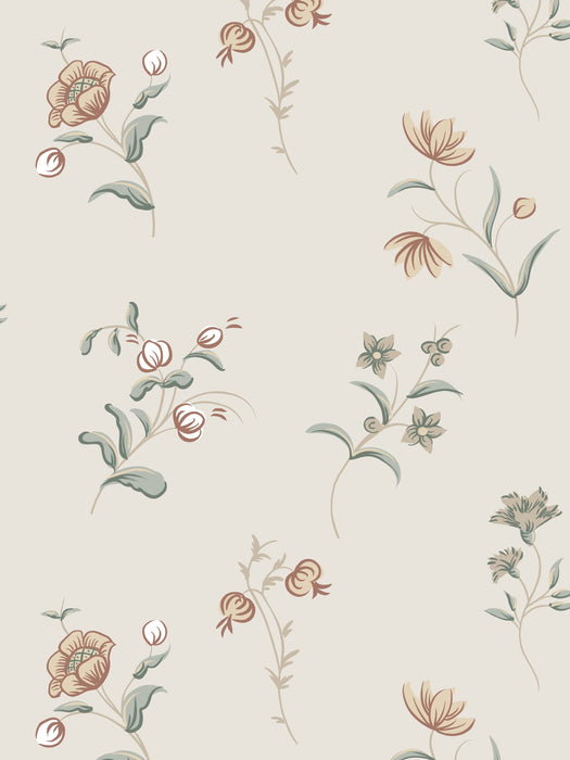 Scalamandre Hanna Sandstone Wallpaper Sample WSBHANNA0391