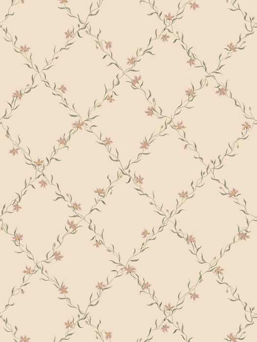 Scalamandre Ewa Dusty Pink Wallpaper Sample WSB08060458