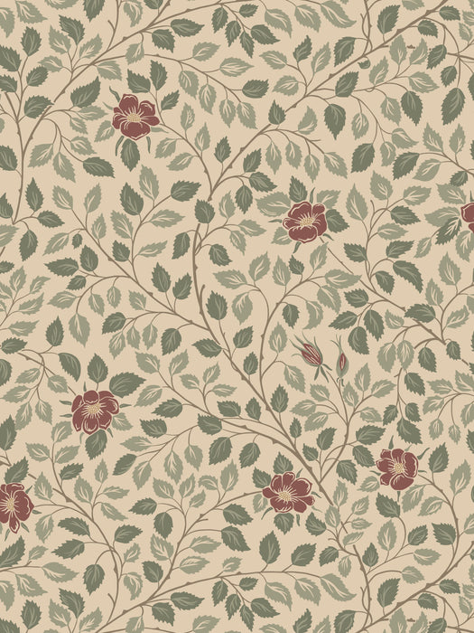 Scalamandre Solliden Burgundy Wallpaper Sample WSBSOLL0463