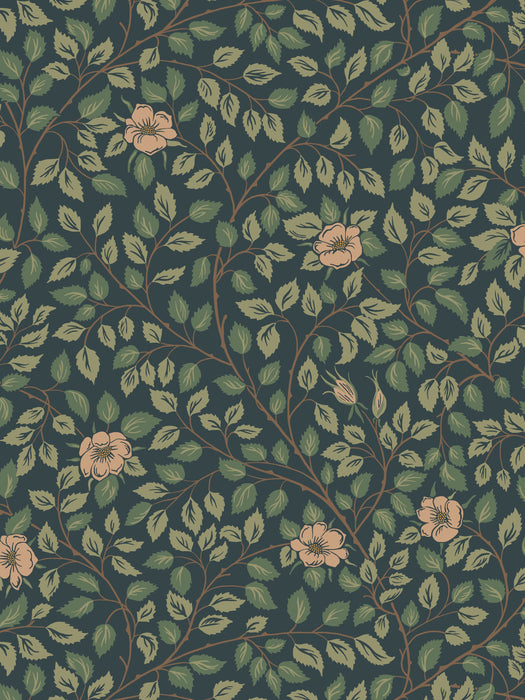Scalamandre Solliden Midnight Blue Wallpaper Sample WSBSOLL0465