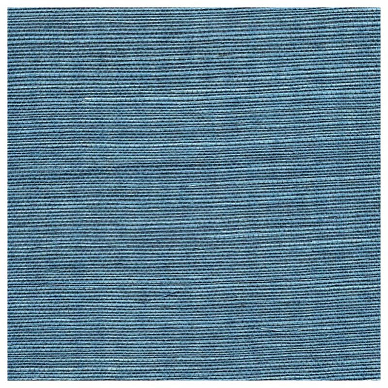 Winfield Thybony Sisal Peacock Bluep Wallpaper Sample WSS4595P.WT.0