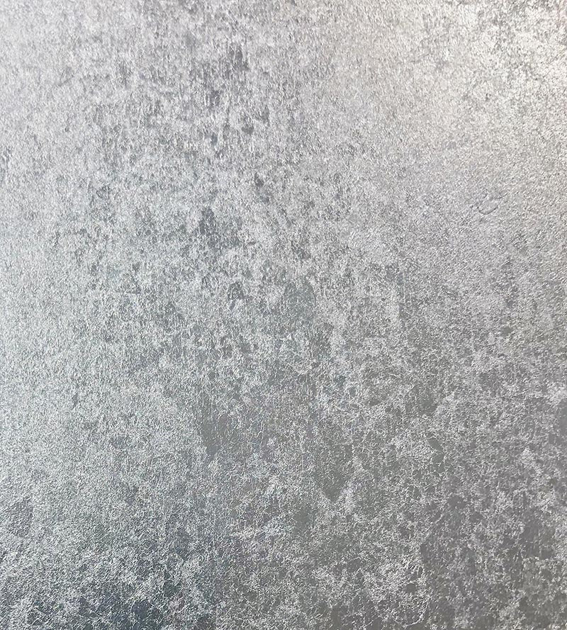 Scalamandre Hand Hammered Leaf Champagne Wallpaper Sample WTO1ML29