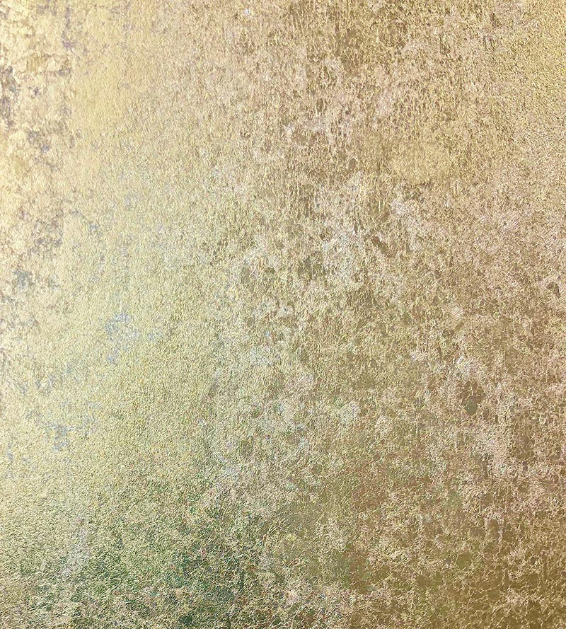 Scalamandre Hand Hammered Leaf Platinum Wallpaper Sample WTO4ML29