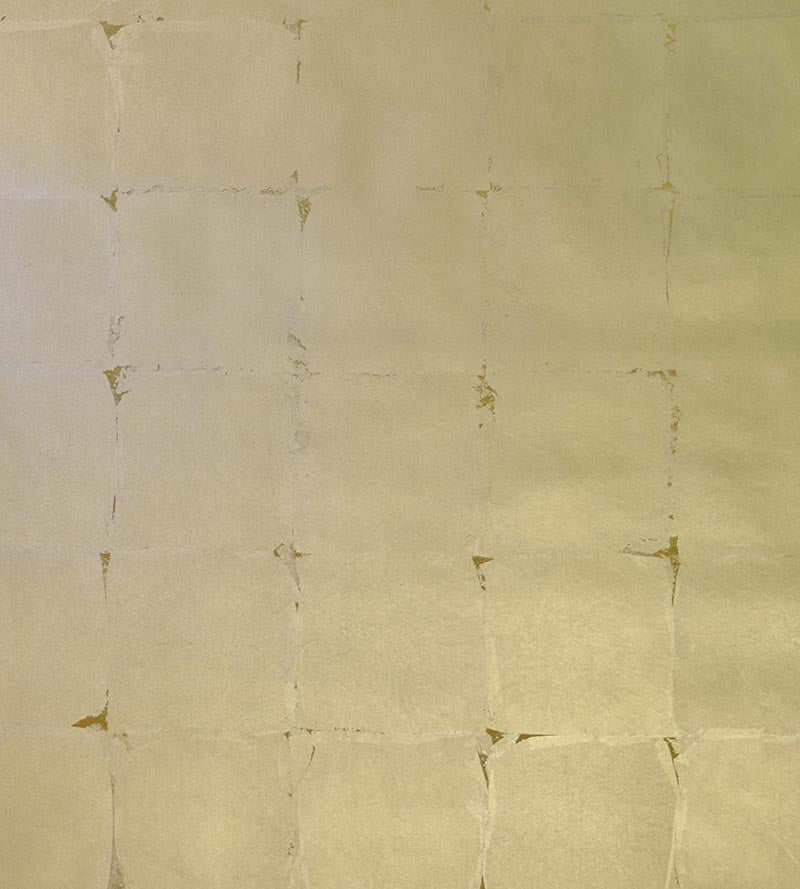 Scalamandre Tea Squares Champagne Wallpaper Sample WTOR88