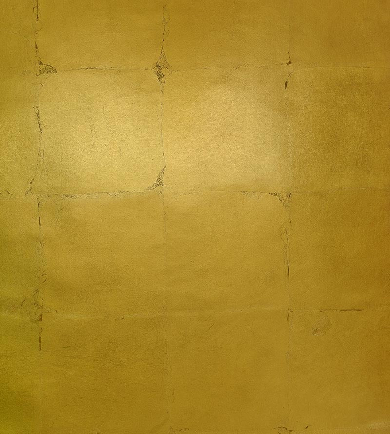 Scalamandre Gilded Leaf - RV Ore Wallpaper Sample WTO31RV24