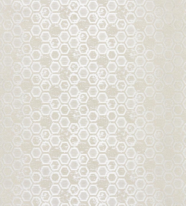 Scalamandre Hexagon Inspiration Sand Wallpaper Sample WTT226614