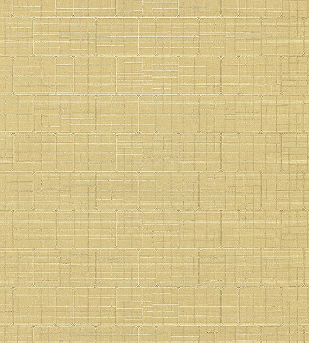 Scalamandre Mechanical Workmanship Champagne Wallpaper Sample WTT106615