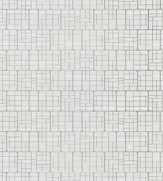 Scalamandre Mechanical Workmanship Frost Wallpaper Sample WTT146615