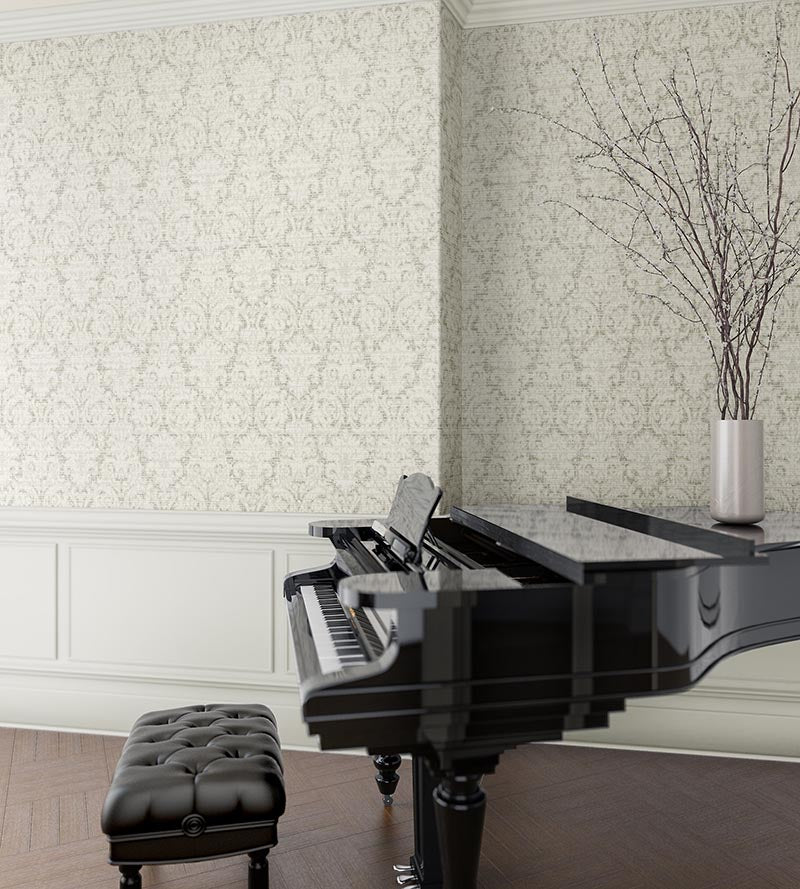 Scalamandre Venetian Heritage Mist Wallpaper Sample WTT616615