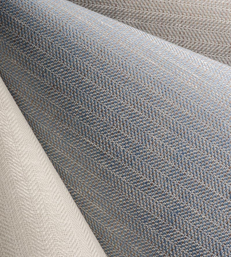 Scalamandre Evian Linen Denim Wallpaper Sample WTT806615