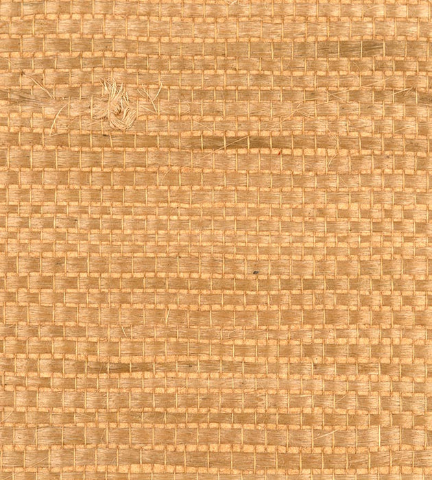 Scalamandre Justin Jute Tobacco Wallpaper Sample WTWJUST0431