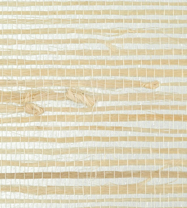 Scalamandre Sultry Grass Silver Wallpaper Sample WTWSULT0449