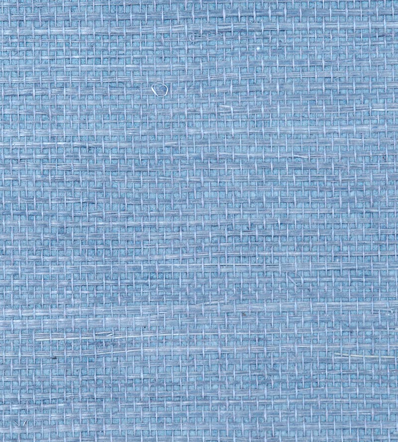 Scalamandre Simply Sisal Blue Wallpaper Sample WTWSIMP0472