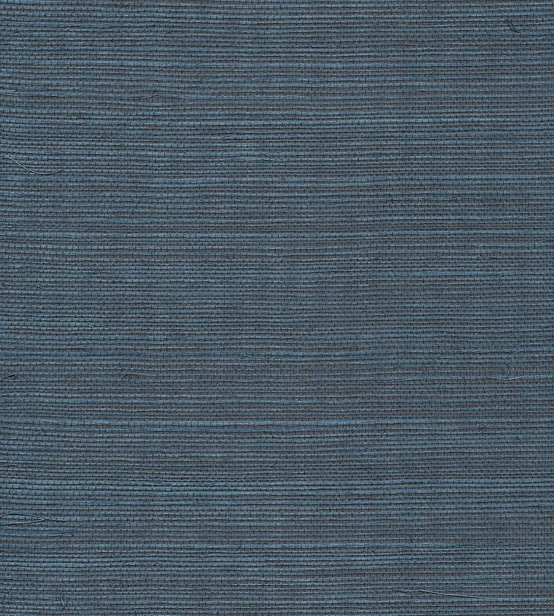 Scalamandre Organic Sisal Peacock Wallpaper Sample WTW23GT39