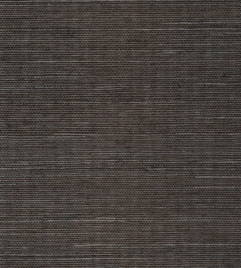 Scalamandre Organic Sisal Espresso Wallpaper Sample WTW42GT39