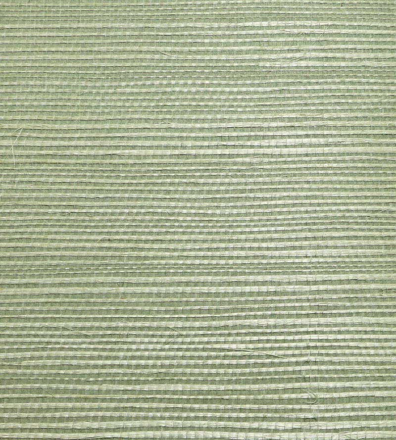 Scalamandre Organic Sisal Sea Glass Wallpaper Sample WTW69GT39