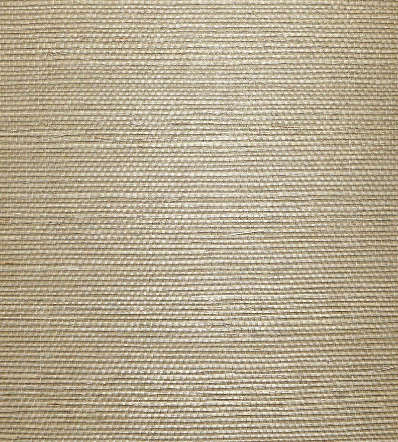 Scalamandre Organic Sisal Cremini Wallpaper Sample WTW79GT39