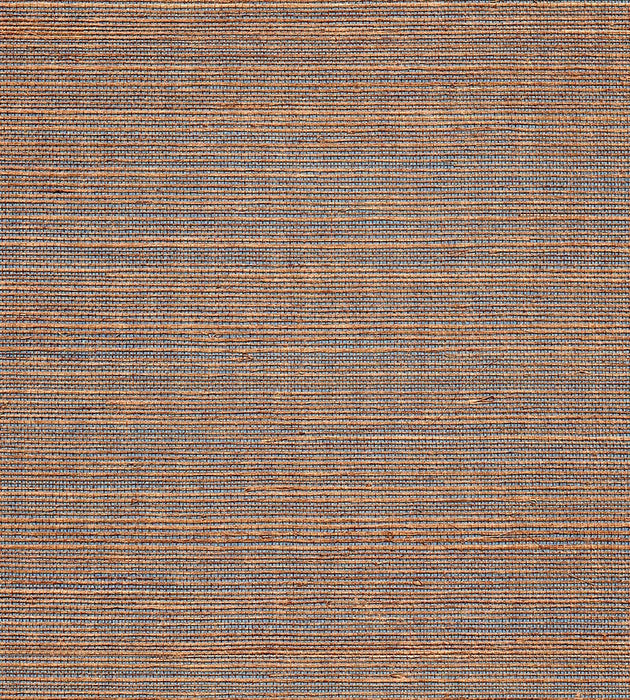 Scalamandre Organic Dual Tone Sisal Chestnut Wallpaper Sample WTW81GT39
