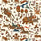 Old World Weavers Legends Print Autumn Fabric WW166620001