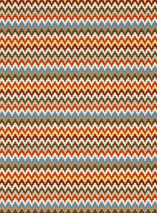 Scalamandre Rainbow Mountain Wallcovering Autumn Wallpaper Sample WWWP88607D0001