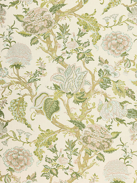 Old World Weavers Indienne Lampas Avocado Fabric WW273410002