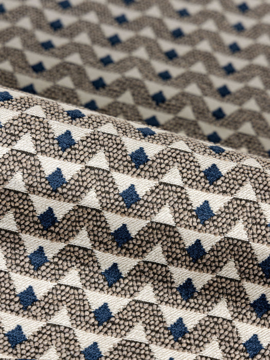 Old World Weavers Crizia Stone Denim Fabric Sample WW273440002