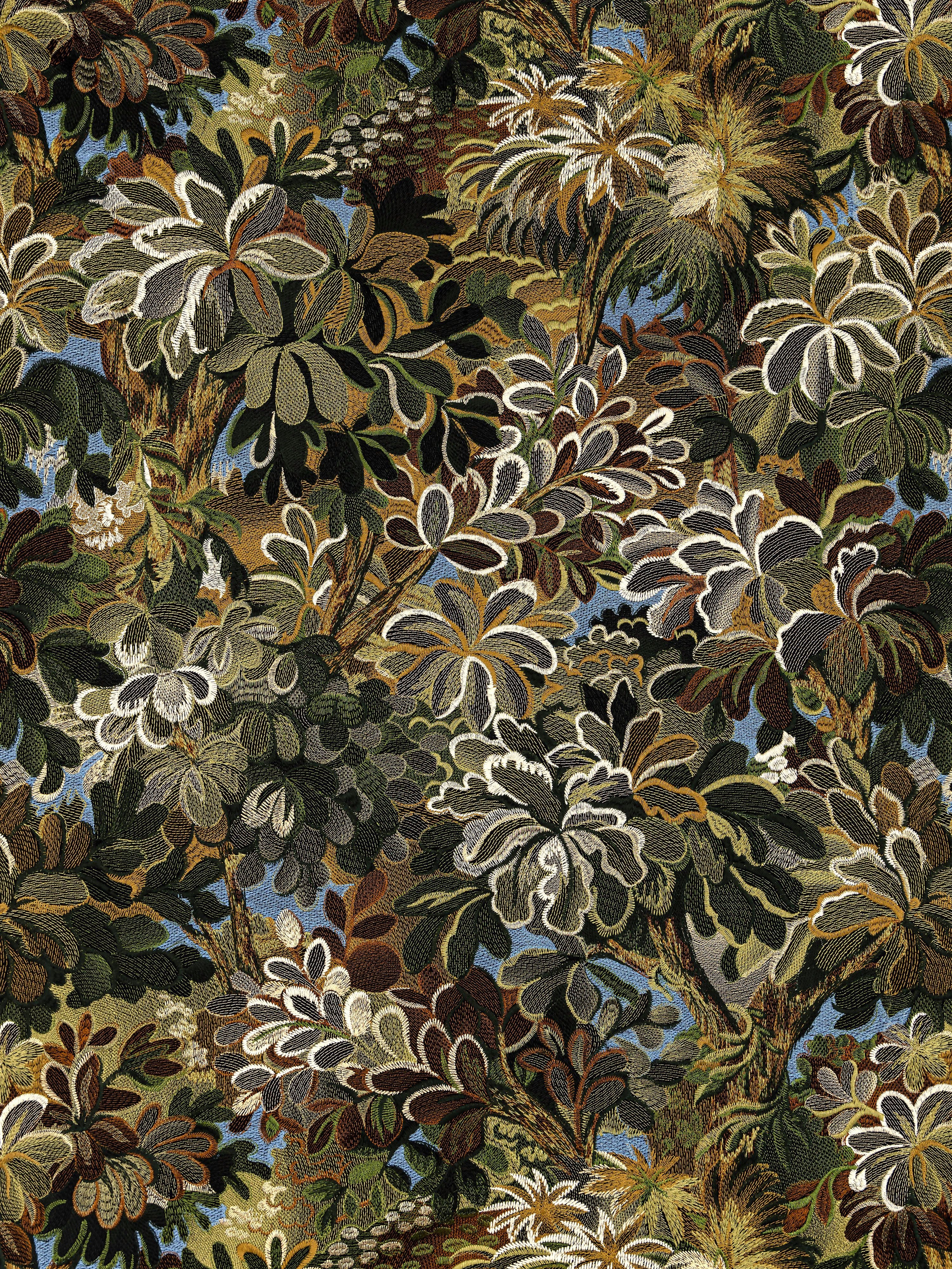 Old World Weavers Ridge Edge Moss Wallpaper Sample WWWP885900002