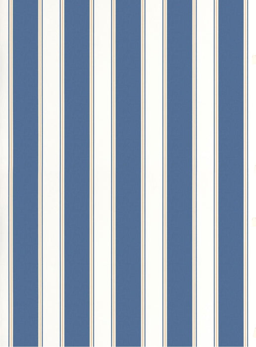 Scalamandre Accordion Stripe Indigo Wallpaper Sample WWWP88611D0002