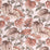 Old World Weavers Rainforest Warp Print Terra Cotta Fabric WW166590003