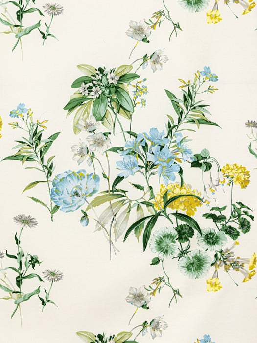 Old World Weavers Parfumerie Blue Yellow Fabric WW166630003