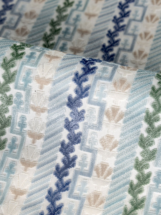 Old World Weavers Villelaure Blue Bird Fabric WW273400003