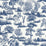 Scalamandre Garden Toile Lapis Wallpaper WWWP88605D0003
