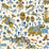 Scalamandre Legends | Wallcovering Tropical Blue Wallpaper Sample WWWP88606D0003