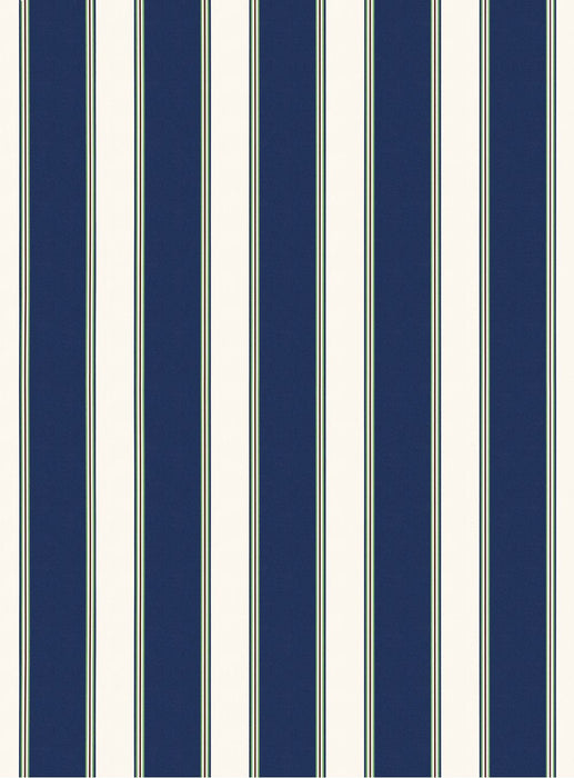 Scalamandre Accordion Stripe Lapis Wallpaper Sample WWWP88611D0003