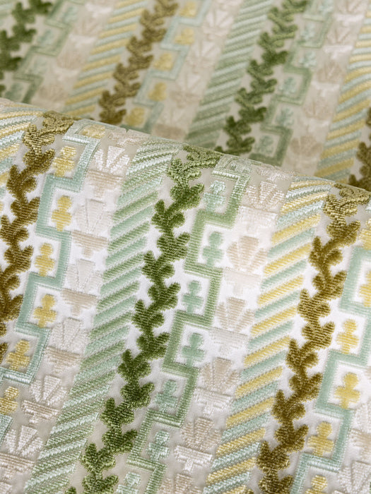 Old World Weavers Villelaure Moss Fabric Sample WW273400004