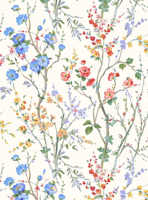 Scalamandre Potpourri Garden Multi Wallpaper Sample WWWP88604D0004