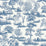 Scalamandre Garden Toile Indigo Wallpaper WWWP88605D0004