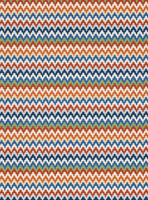 Scalamandre Rainbow Mountain Wallcovering Cobalt Rouge Wallpaper WWWP88607D0004