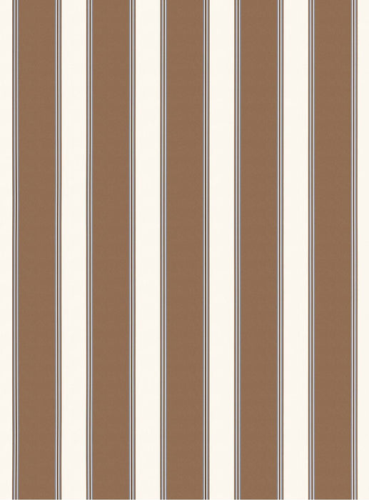 Scalamandre Accordion Stripe Saddle Wallpaper Sample WWWP88611D0005