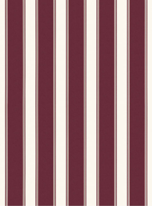 Scalamandre Accordion Stripe Burgundy Wallpaper Sample WWWP88611D0006