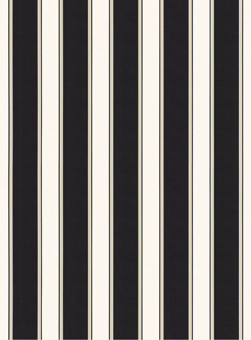 Scalamandre Accordion Stripe Onyx Wallpaper Sample WWWP88611D0008