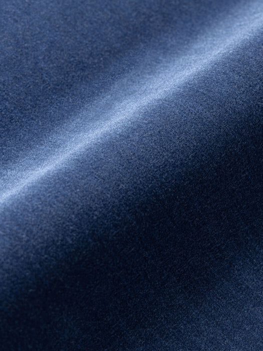 Old World Weavers Tudor Velvet Lapis Fabric WW273420010