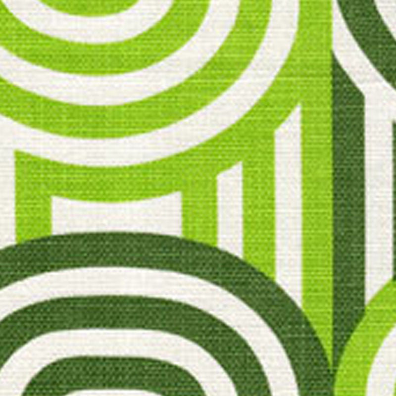 Alan Campbell Wavelength Grass Green Leaf Fabric Sample AC210-12