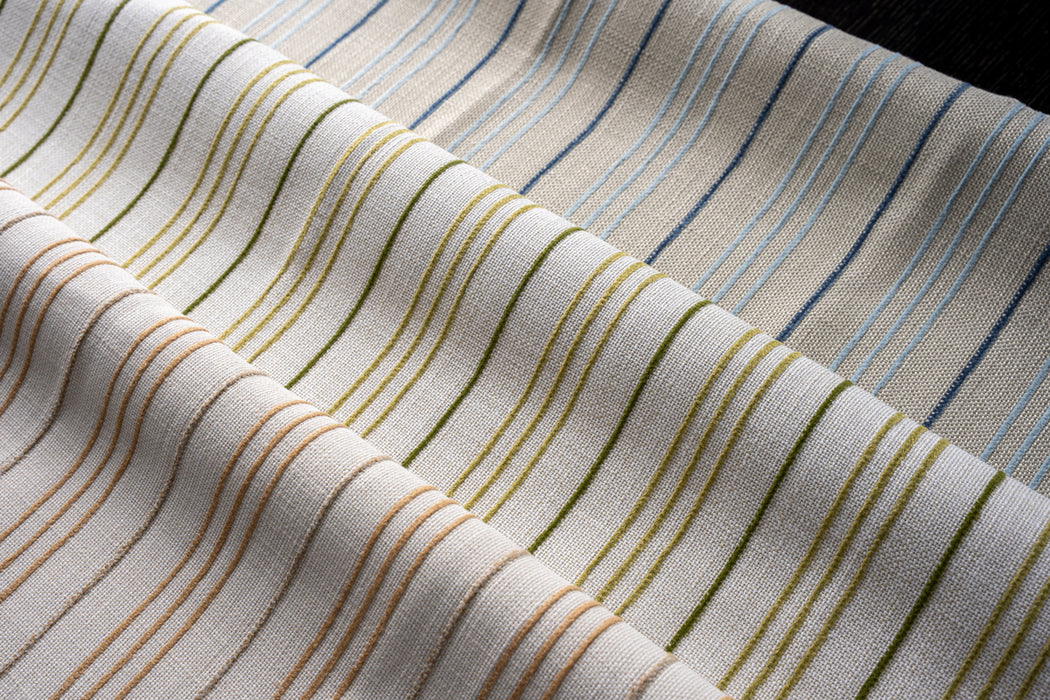 Perennials Weathered Stripe Camel Fabric Sample 876-483