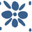 China Seas Wildflowers Ii Navy Wallpaper 6380-09WP