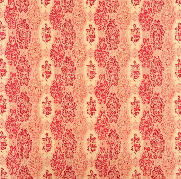 Le Manach Batik Raisin Rose Fabric Sample L3673003