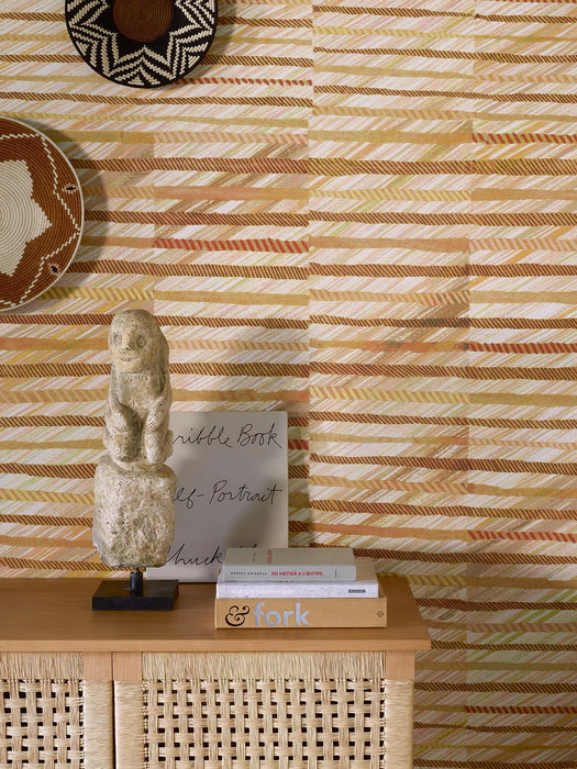 Pierre Frey L'Aurore Blond Wallpaper Sample FP072001